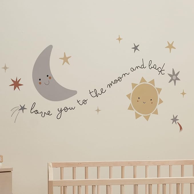Bedtime Originals Little Star Celestial Moon & Stars Wall Decal/Stickers-CubbioJoy