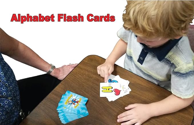 Alphabet Slap Jack® | Play 4 Alphabet Games Including Alphabet Go Fish, Slapjack, ABC Letter Matching or Flash Cards | Learn Upper & Lowercase Letters and Sounds | Build CVC Words | PreK to 1st Grade-CubbioJoy