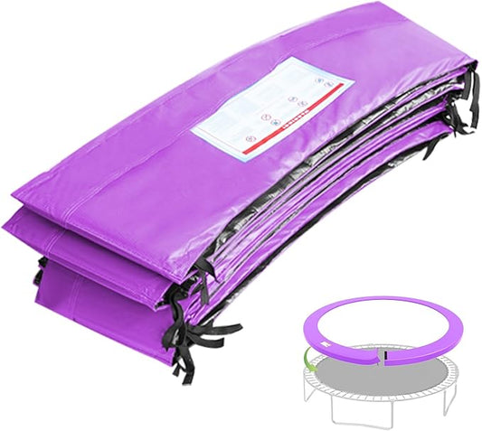 16FT/15FT/14FT/12FT/10FT Trampoline Safety Pad Replacement, Round Trampoline Spring Protection Cover, Fits 16FT/15FT/14FT/12FT/10FT Frames, Water-Resistant Trampoline Accessories-CubbioJoy