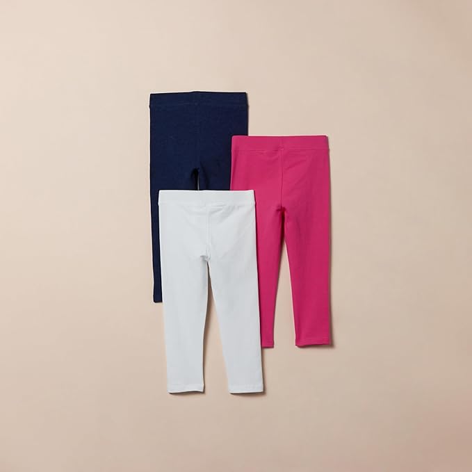 Amazon Essentials Girls and Toddlers' Leggings, Multipacks-CubbioJoy