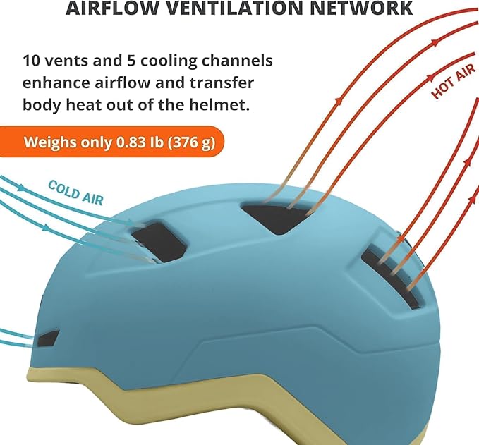 Kid Bike Helmets for Boys and Girls | Fit Head 51-54cm Circumference | CPSC & NTA-8776 Dual Certified | Multi-Sport Helmets with LED Lights, Magnetic Buckle, Detachable Visor-CubbioJoy