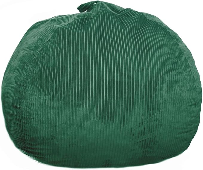 Bean Bag Chairs with Faux Rabbit Fur Cover, 4 ft Giant Memory Foam Bean Bag Chairs for Adults/Teens with Filling,Ultra Soft Faux Fur Fabric, Round Fluffy Sofa for Living Room Bedroom College Dorm-CubbioJoy