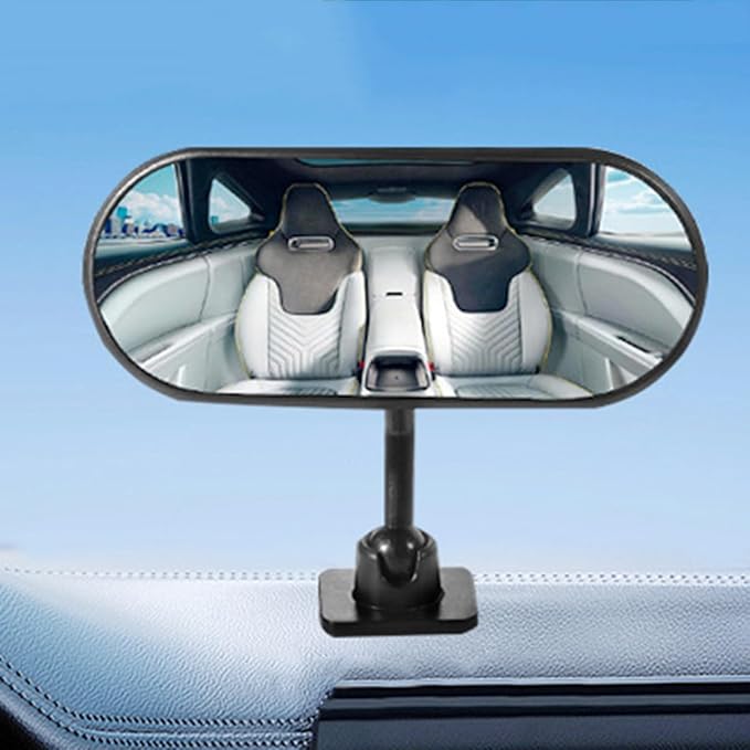 Car Rearview Mirror Rear View Mirrors for Baby 360 Adjustable Automotive Interior Mirrors Cars Mirror Rear Facing Kids Observing (Adhesive Base)-CubbioJoy