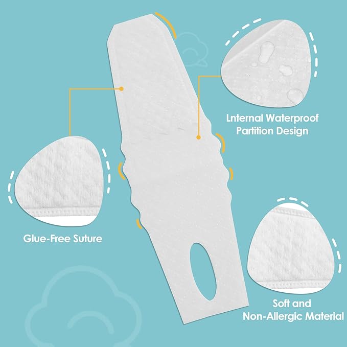 dearlomum Toddler Baby Dry Wipes, Newborn Tongue Cleaner, 60PCS Disposable Infant Wipes Clean Mouth,Gauze Gum Cleaner Toothbrush Baby Oral Cleaning Stick Dental Care for 0-36 Month-CubbioJoy