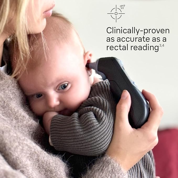 Braun ThermoScan 7 Digital Ear Thermometer for Adults, Babies & Infants, Age-Adjusted Fever Guidance, No. 1 Brand Recommended by Pediatricians-CubbioJoy