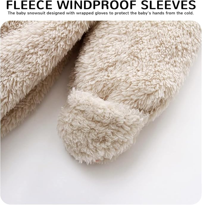 Baby Boy Girl Snowsuit Winter Warm Clothes Coat Infant Jumpsuit Toddler Outfit-CubbioJoy