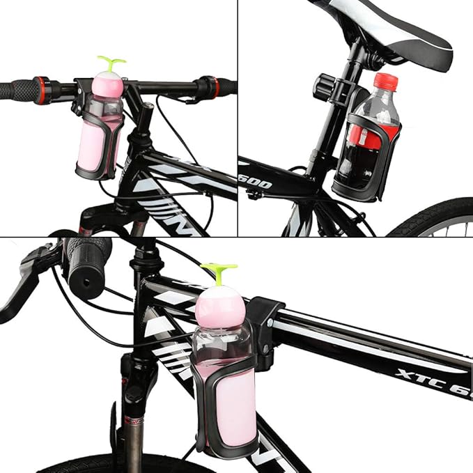 Accmor Stroller Cup Holder, Universal Cup Holder for Uppababy, Nuna, Doona Strollers, 360 ° Rotatable Bottle Holder for Stroller, Bike, Wheelchair, Walker, Scooter-CubbioJoy