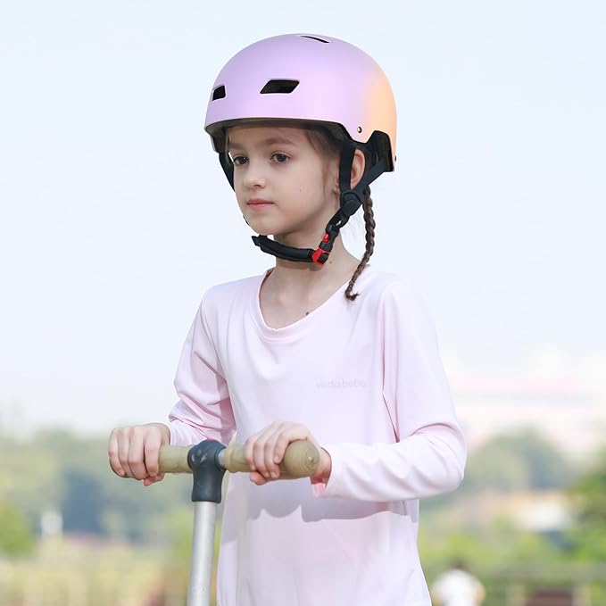 Bike Skateboard Helmet, Adjustable and Multi-Sport for Skate Scooter, 3 Sizes for Adult Youth Kids Toddler-CubbioJoy