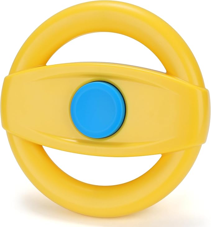 Accmor Stroller Steering Wheel Toy, Pretend Driving Simulated Steering Wheel for Baby Stroller Shopping Carts, Universal Detachable Funny Stroller Shopping Carts Toy Attachment Accessories-CubbioJoy