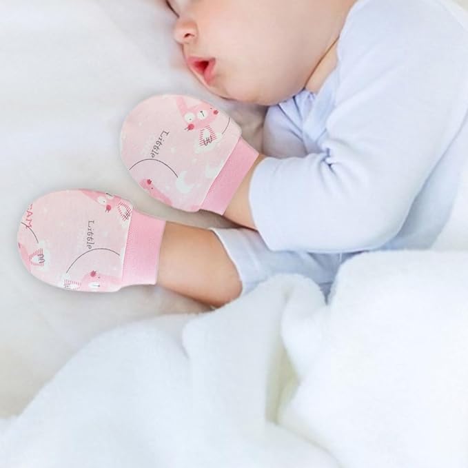 Baby Mittens No Scratch Mittens Infant Soft Gloves Mittens for 0-6 Months Boys Girls-CubbioJoy