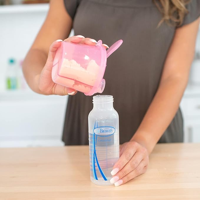 Dr. Brown's Insta-Prep Warm Water Dispenser with Baby Formula Dispenser, Pink-CubbioJoy