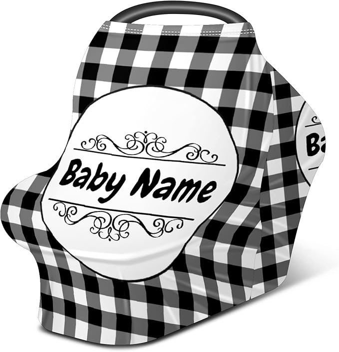 Baby Car Seat Stroller Cover Nursing Cover New Mom Breastfeeding Scarf Soft Stretchy Infant Carrier Cover Car Canopy Coverage-CubbioJoy
