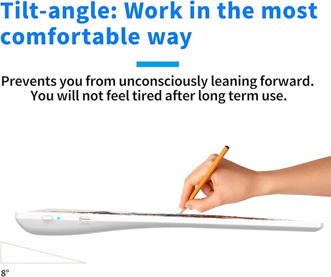 A4 Rechargeable Light Pad with Carry Bag, KOBAIBAN Wireless Magnetic Tracing Light Box, 5-Level Brightness LED Light Board, Cordless Battery Powered Light Drawing Table for DIY Diamond Painting(White)-CubbioJoy