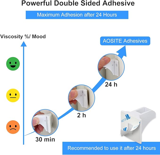 Child Safety Magnetic Cabinet Locks, AOSITE 10 Pack+2 Keys Baby Proofing Magnetic Drawer Locks for Kitchen with Adhesive No Drilling or Screws Fixed, Baby Safety Cabinet Locks-CubbioJoy