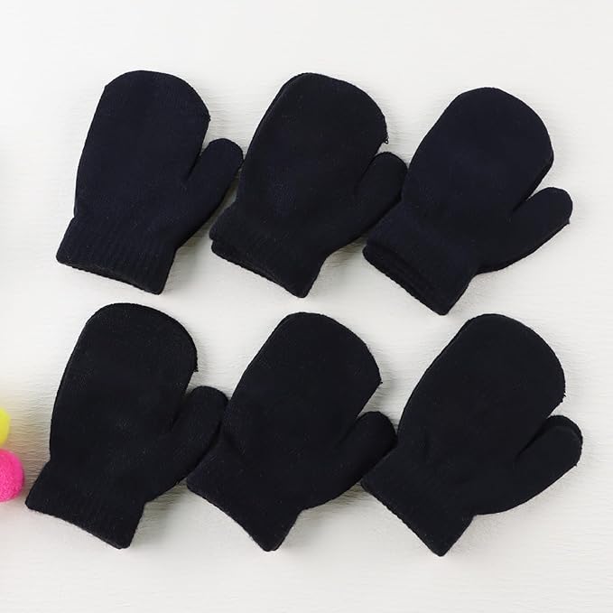 Baby Winter Mittens Toddler Stretch Knit Gloves Magic Warm Glove for Baby Boys Girls-CubbioJoy