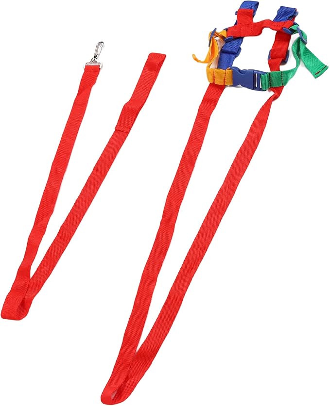 Dioche 2 in 1 Toddler Leash & Anti Lost Wrist Link for Toddlers, Breathable Regulable Shoulder Straps, Polyester Kid Safety Leash for Boys & Girls-CubbioJoy