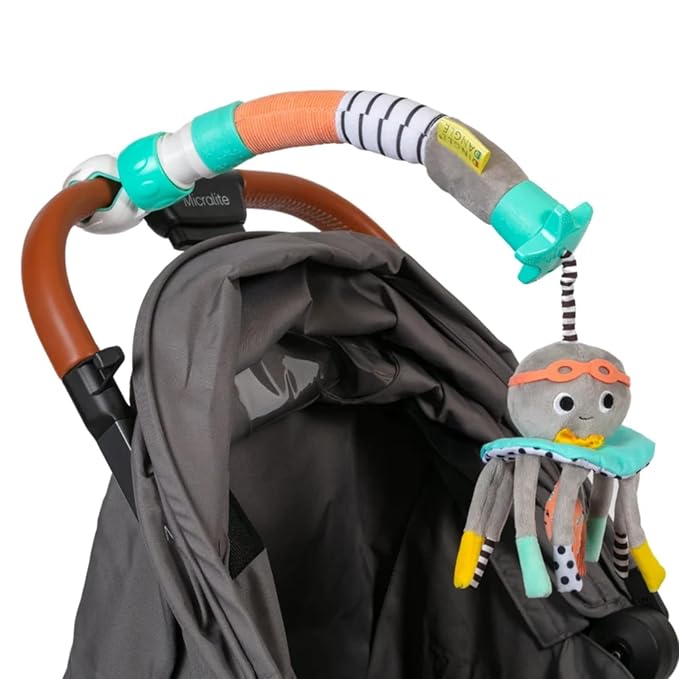 DINGLE DANGLE - Travel Mobile - Lightweight, Portable Baby Mobile - Keeping Baby Happy at Home or on the Go! Newborn Essentials Must Haves - Great Baby Registry or Shower Gift - Featured on Shark Tank-CubbioJoy