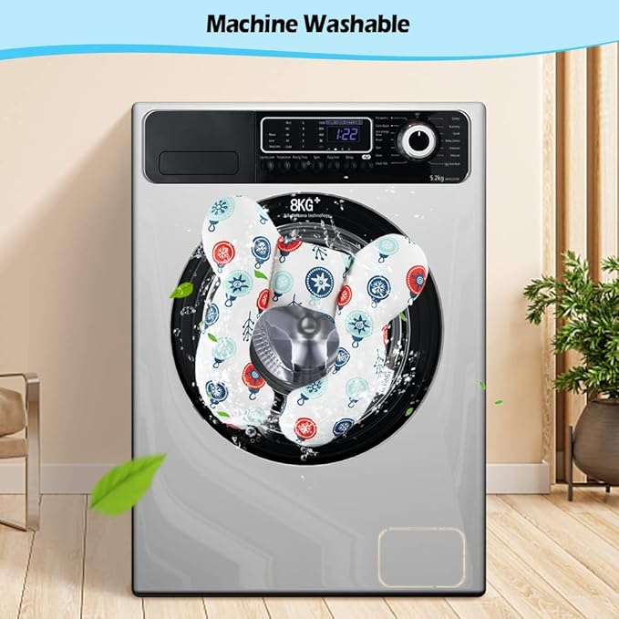 KAKIBLIN Baby Travel Pillow for Head and Neck, Upgraded Baby Support Pillow, Baby Neck Pillows for Car Seat,Pushchair,Travel,(Cross)-CubbioJoy