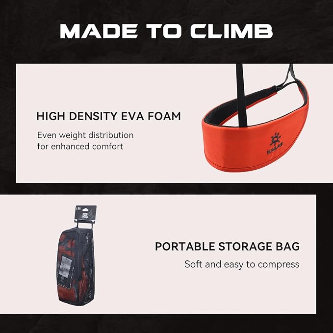 KAILAS Kids Rock Climbing Harness Child Safety Belt Climbing Gear Adjustable Lightweight Indoor Gyms Beginners Youth-CubbioJoy