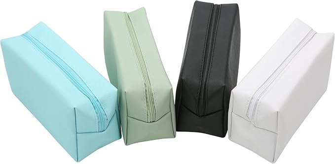 Bridesmaid Proposal Gifts Letter Cosmetic makeup bag bulk for Wedding Party Favors Bachelorette party decorations Toiletry Organizer Bag Makeup Case Gift (12, White&Sage Green)-CubbioJoy