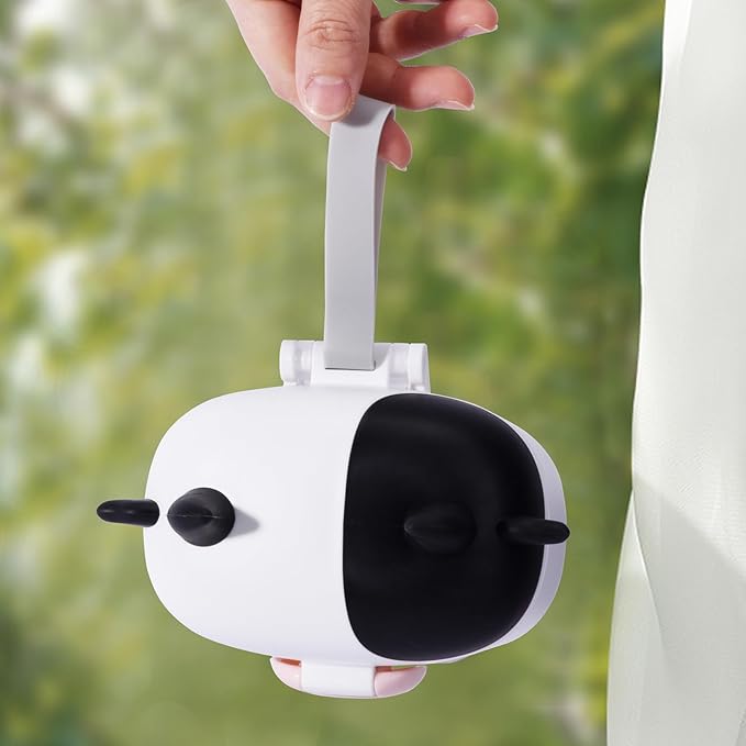 Bebamour Baby Formula Dispenser On The Go, Formula Container to Go, Formula Holder for Travel, Candy Fruit Snack Storage Container with Scoop and Leveller (Black)-CubbioJoy