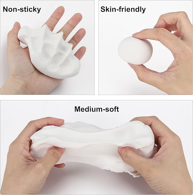 CiaraQ White Air Dry Clay, DIY Modeling Clay, Easy to Use for Children and Artists. 10 oz/Bag-CubbioJoy