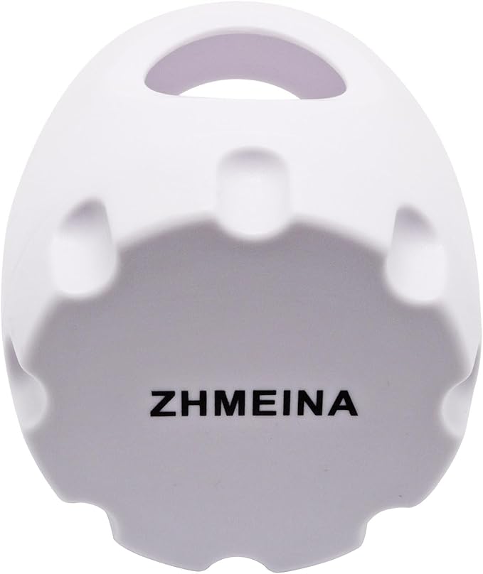 2 Pack Door Knob Safety Cover for Kids, Door Knob Cover, Screw Thread Design, Doors Knobs Child Proof Locks, Reusable and Reliable, for Toddler Baby Safety Doors Handle Covers (White)-CubbioJoy