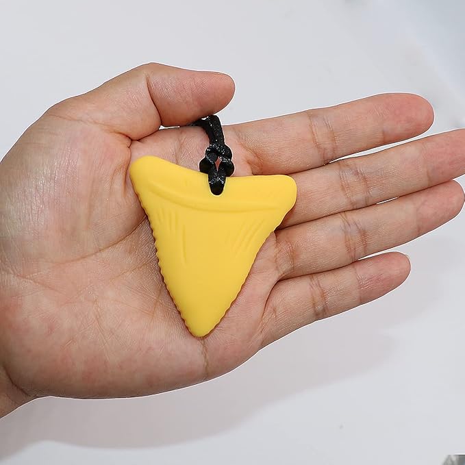 Chew Necklace for Kids Adults, Silicone Chew Toys for Kids Boys Girls with Anxiety Autism ADHD SPD Needs, Autism Sensory Necklaces for Chewing - 5 Pack-CubbioJoy