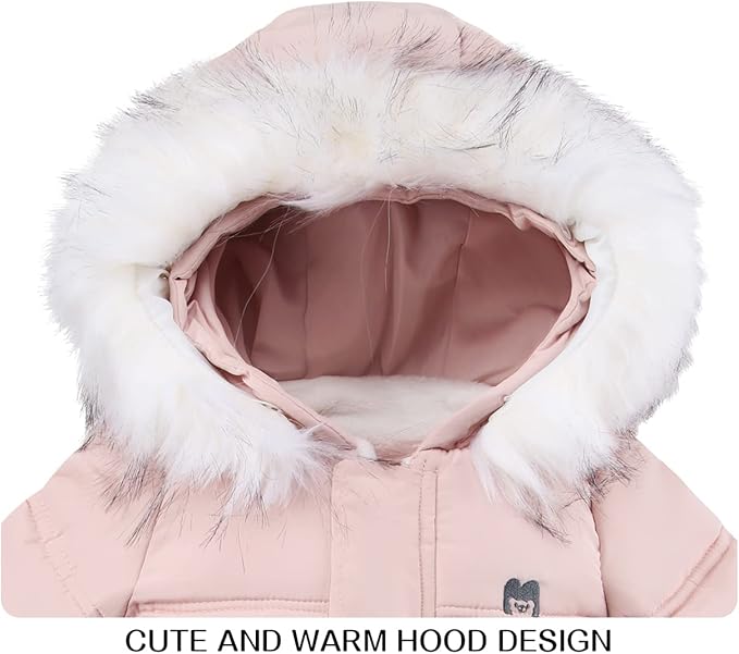 Baby Girl Winter Snowsuit Toddler Jacket Clothes For Boy Infant Jumpsuit Hoodied-CubbioJoy