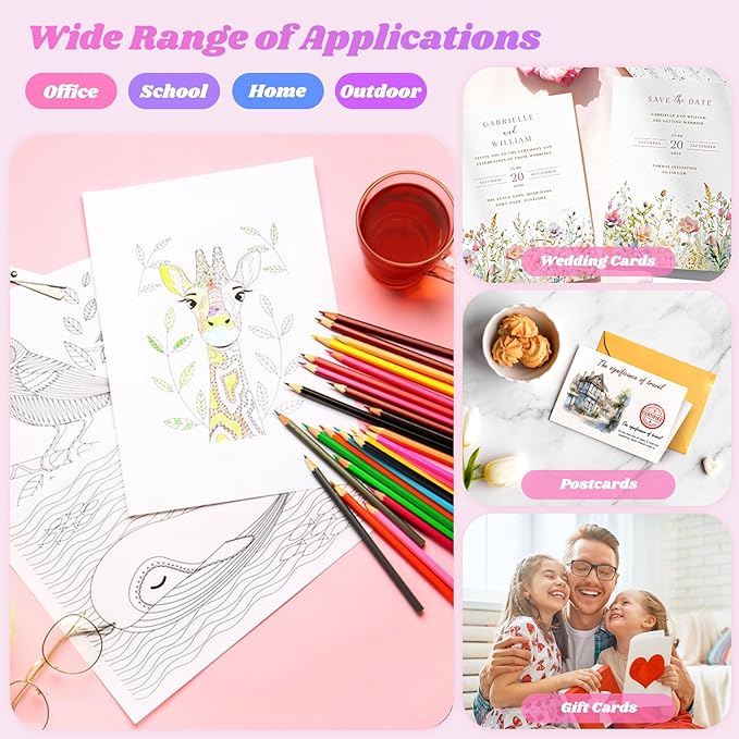 9" x 12" Sketch Paper, Art Paper Bulk, 65 Sheets (68lb/100gsm) Drawing Paper, Acid Free Artist Painting Writing Sketching, School Easel Art Supplies for Kids Teens Students Adults Beginners-CubbioJoy