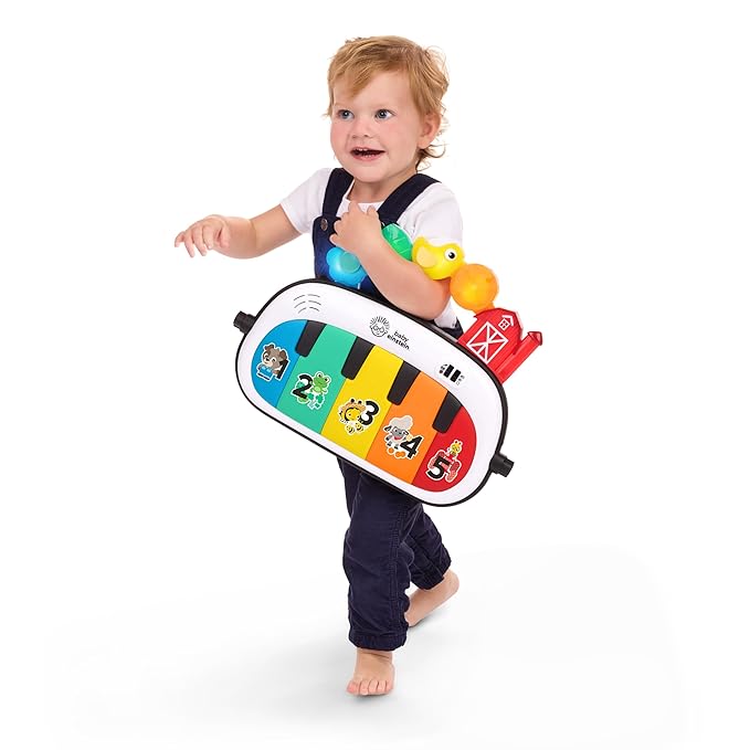 Baby Einstein Farm Explorers 4-in-1 Kickin’ Tunes Musical Meadow Music & Language Discovery Gym, Ages 0 Months and Up-CubbioJoy