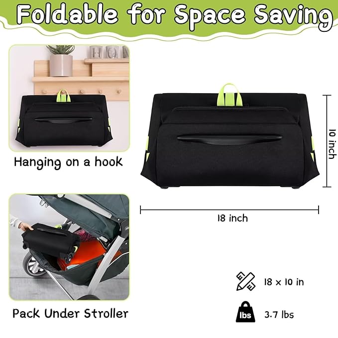 Baby Car Seat Travel Bag Fit Chicco Keyfit 35 and Anti-rebound Bar Base, Doona Car Seat Stroller and Base, Nuna Pipa Travel Bag, Infant Car Seat Bags for Air Travel, Doona Travel Bag-CubbioJoy