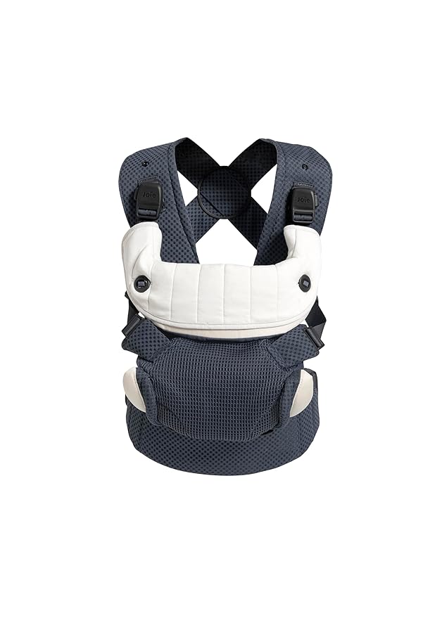 Joie Savvy Lite Air 3-in-1 Baby Carrier – Lightweight, Ergonomic Baby Carrier with 3 Carry Positions, Breathable Fabric, Padded Straps, and Lumbar Support (Indigo)-CubbioJoy