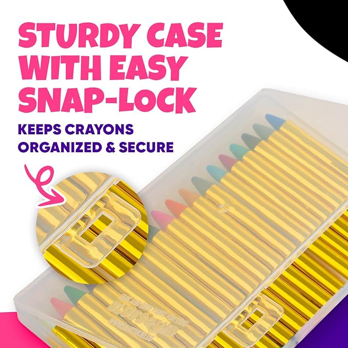 Blue Squid Face Paint Crayons for Kids - 18pcs XL Non-Toxic, Washable Body Paint Crayons - Our Face Painting Kit Makeup Sticks are Easy to Use, Safe for Sensitive Skin and Perfect for a Kids Party-CubbioJoy