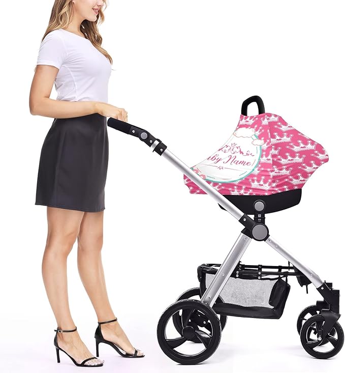 Baby Car Seat Stroller Cover Nursing Cover New Mom Breastfeeding Scarf Soft Stretchy Infant Carrier Cover Car Canopy Coverage-CubbioJoy