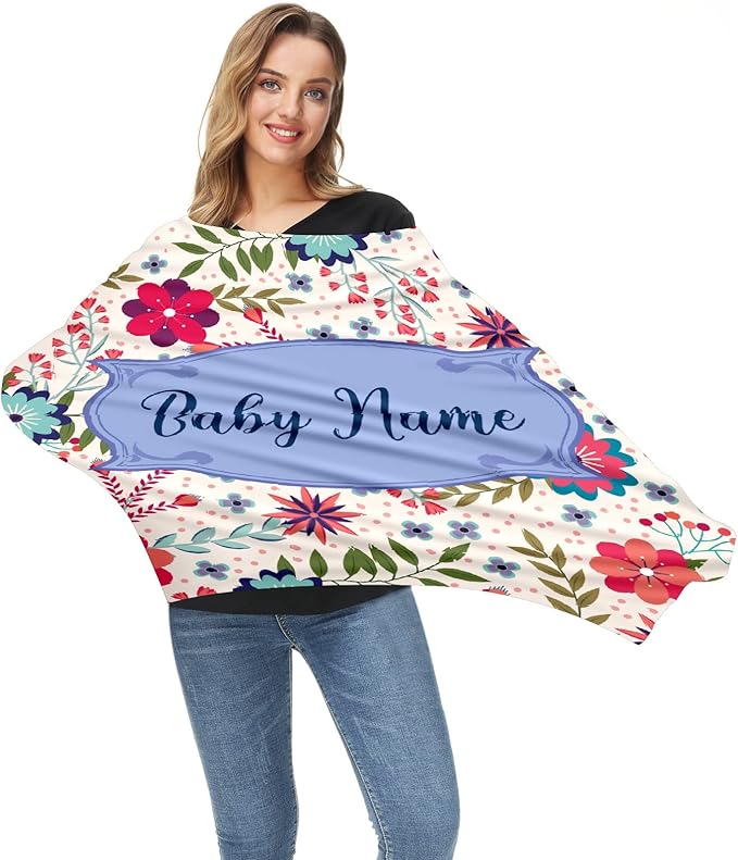 Baby Car Seat Stroller Cover Nursing Cover New Mom Breastfeeding Scarf Soft Stretchy Infant Carrier Cover Car Canopy Coverage-CubbioJoy