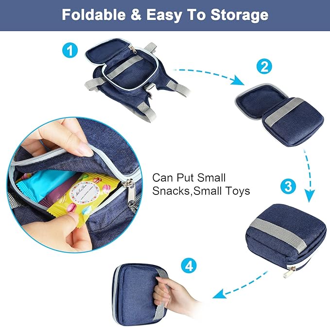 Accmor Toddler Harness Leash+ Reflective Anti Lost Wrist Link, Cute Dinosaur Kids Harness with Leash, Collapsible Child Leash Baby Boys Walking Wristband Assistant Strap Belt for Outdoor Travel-CubbioJoy