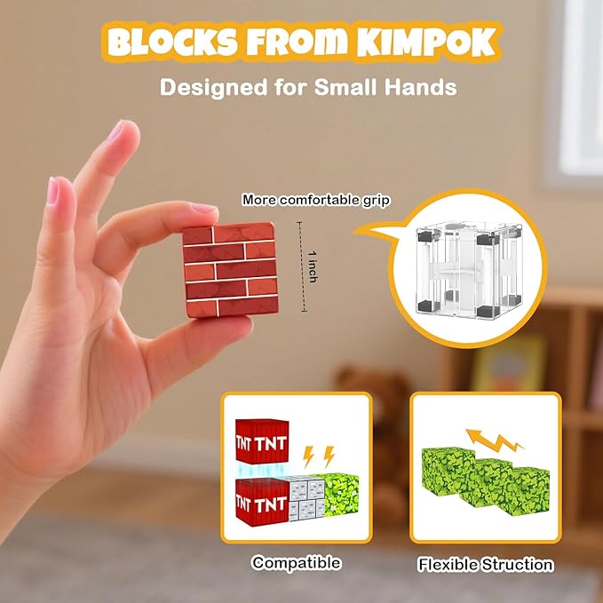 150PCS Magnetic Building Blocks, 1 Inch Magnetic Cubes for Kids Ages 3-8, STEM Montessori Toys, Creative Construction & Stacking Toys, Educational Magnetic Blocks for Boys & Girls-CubbioJoy