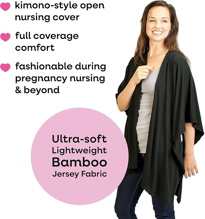 Bamboobies Breastfeeding Shawl - Nursing Cover for Breastfeeding - Ultra-soft-CubbioJoy