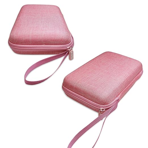 JCHPINE Hard Carrying Case for GiiKER Super Slide Brain Games, Protective Storage Holder for GiiKER Brain Teaser Puzzles Interactive Handheld Game Console Accessories (Case Only) (Pink)-CubbioJoy