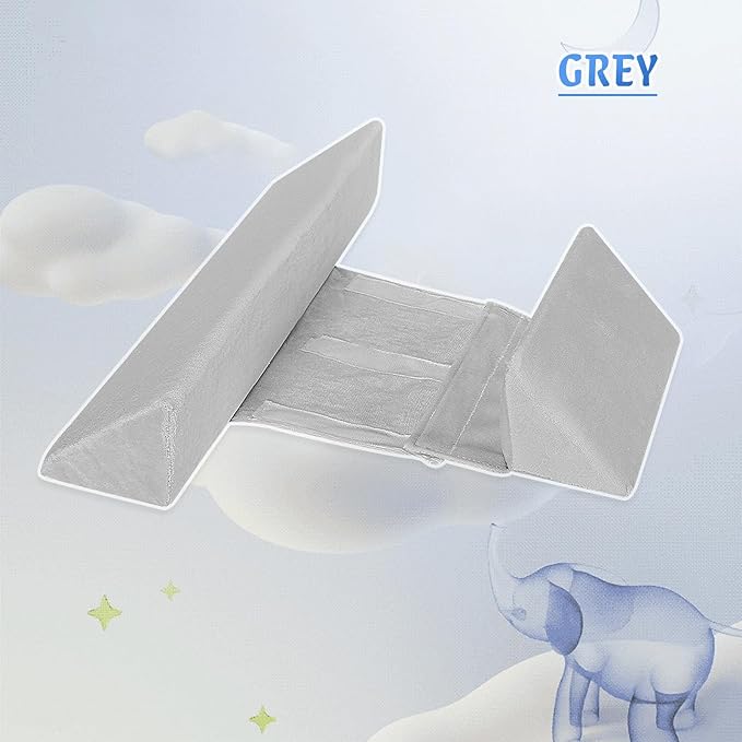 Baby Side Sleeper Weddge Breathable Pillow, Removable and Washable Breathable Bedding Set, Medium-CubbioJoy