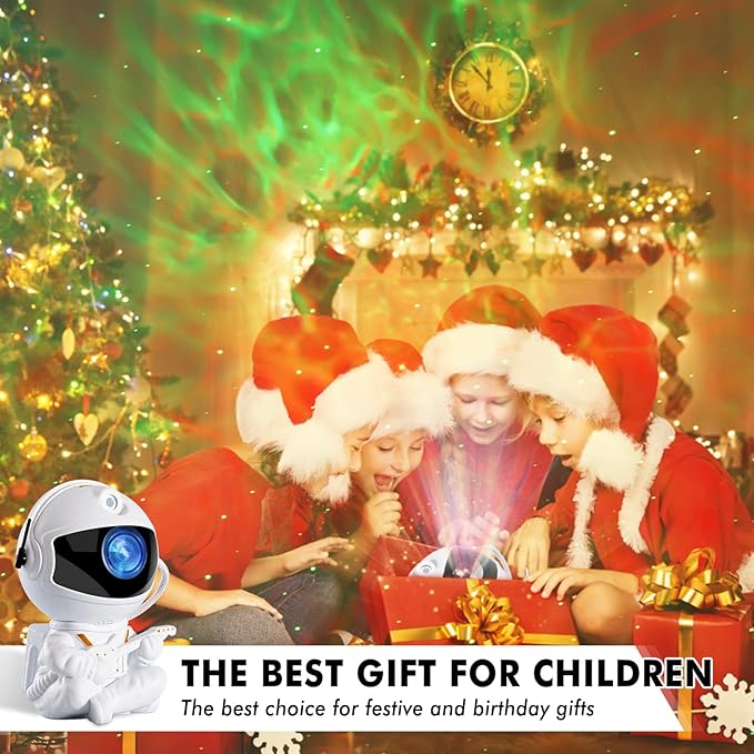 Astronaut Star Projector, Kids Night Light, Nebula Projector Light. Galaxy Bedroom Projector, Adult Playroom/Home Theater/Ceiling/Room Decoration-CubbioJoy