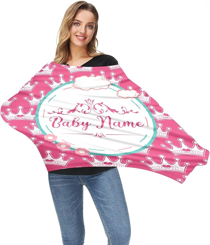 Baby Car Seat Stroller Cover Nursing Cover New Mom Breastfeeding Scarf Soft Stretchy Infant Carrier Cover Car Canopy Coverage-CubbioJoy