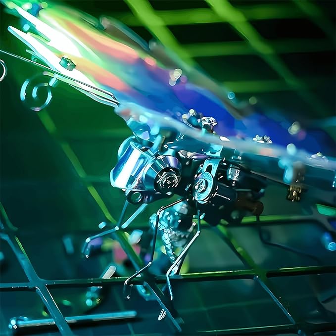 Adult 3D Metal Puzzle, Punk Butterfly Metal Model Set, 3D Puzzle Mechanical Insect Building Blocks, Fun DIY Assembly, high-end Men's Gifts-CubbioJoy