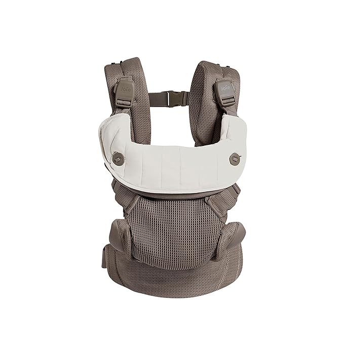 Joie Savvy Air 4-in-1 Mesh Baby Carrier – Breathable, Ergonomic Baby Carrier with 4 Carry Positions, Cooling Mesh Fabric, Padded Straps, and Lumbar Support (Bisque)-CubbioJoy