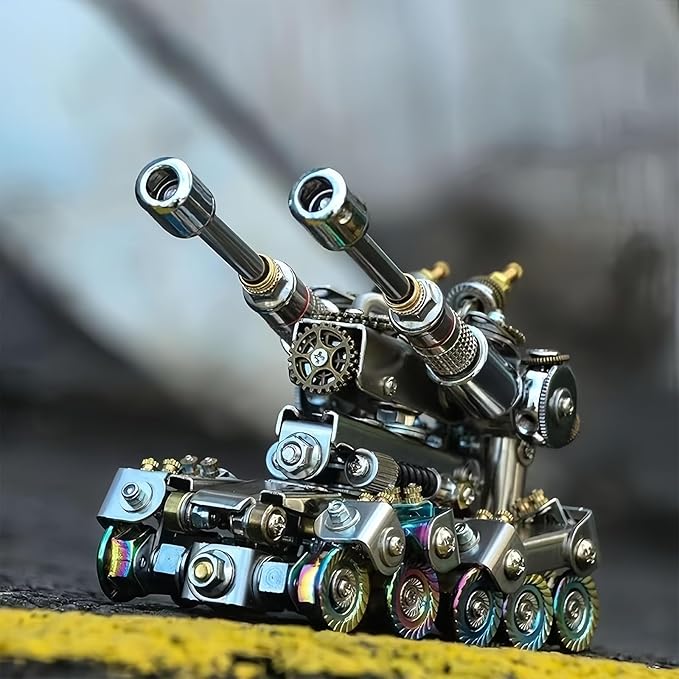 3D Metal Puzzle for Adults,Tank Puzzle Building Set，3D Metal Model Kit, Brain Teaser Puzzles DIY Assembling for Stress Relief - High end Men's Gift-CubbioJoy