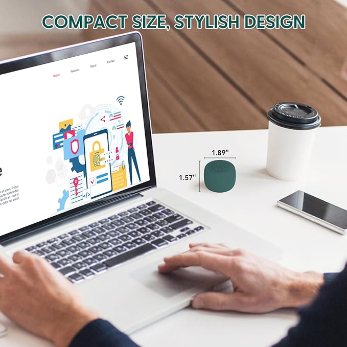 Babelio White Noise Sound Machine for Adults Kids Baby, Mini, 15 Non-looping Sounds, Timer, Memory Function, Easy to Pocket and Travel Green-CubbioJoy