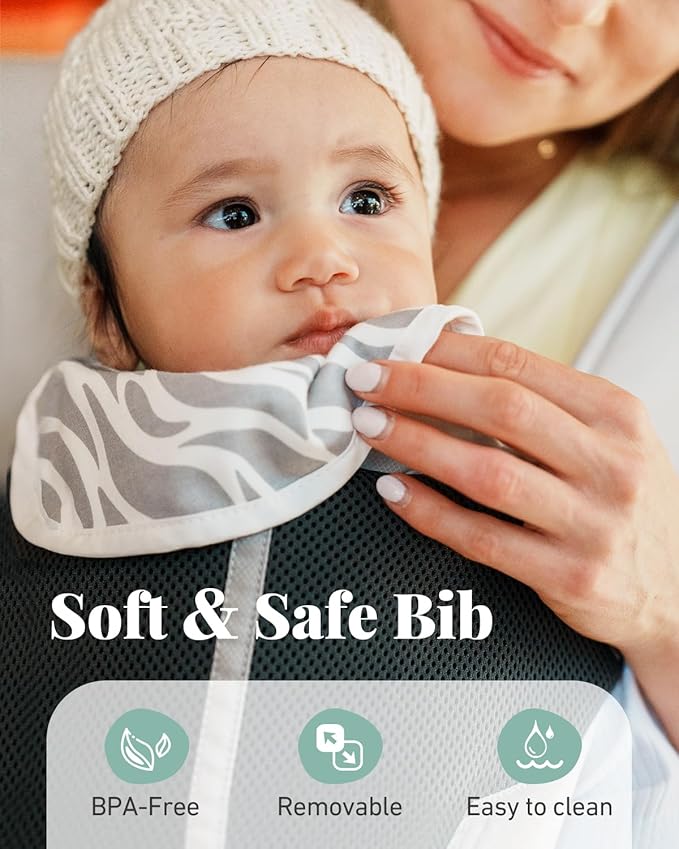 Baby Carrier, MOMTORY Safety-Certified 6-in-1 Baby Carrier with Hip Seat, Detachable Baby Holder Carrier Newborn to Toddler, Soft Ergonomic Toddler Support Carrier for 7-50lbs- Grey-CubbioJoy