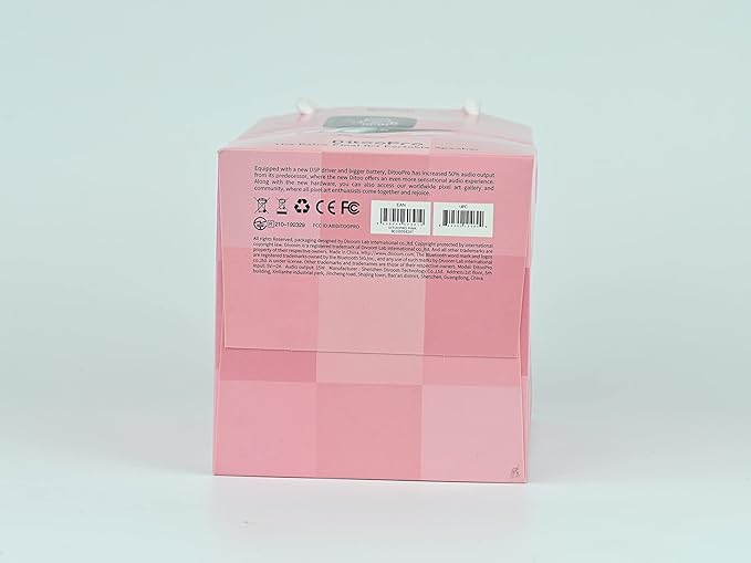 Divoom Ditoo Retro Pixel Art Game Bluetooth Speaker with 16X16 LED App Controlled Front Screen (Pink)-CubbioJoy