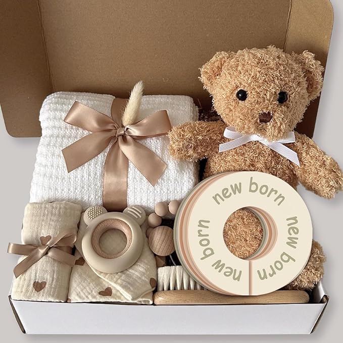 Baby Closet Dividers for Clothes – Earth Tone Round Baby Clothes Dividers for Closet Rod, Nursery Closet Organizer & Decor, Clear Labels for Easy Sorting, Fits Most Rods-CubbioJoy